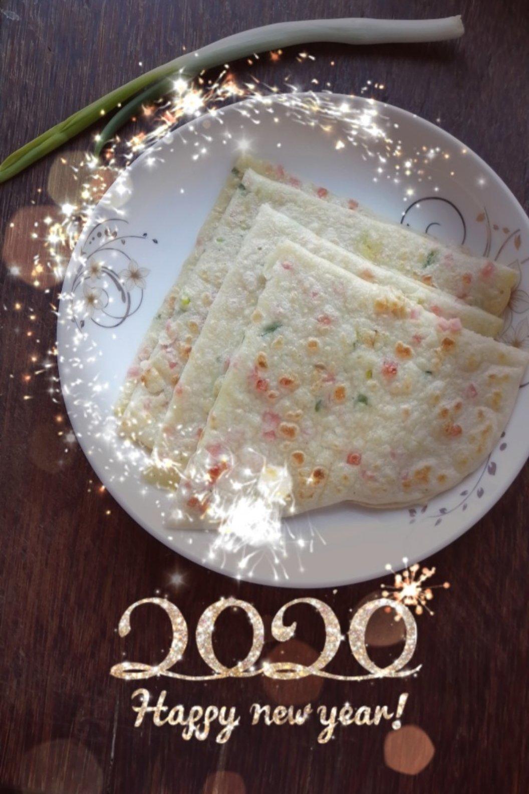 简单快手蔬菜鸡蛋煎饼