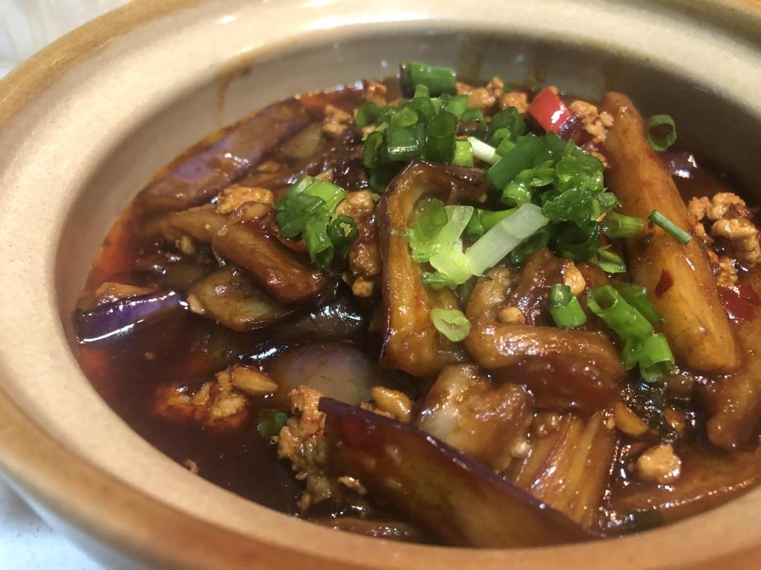 开胃下饭菜！巨简单的家常鱼香茄子煲