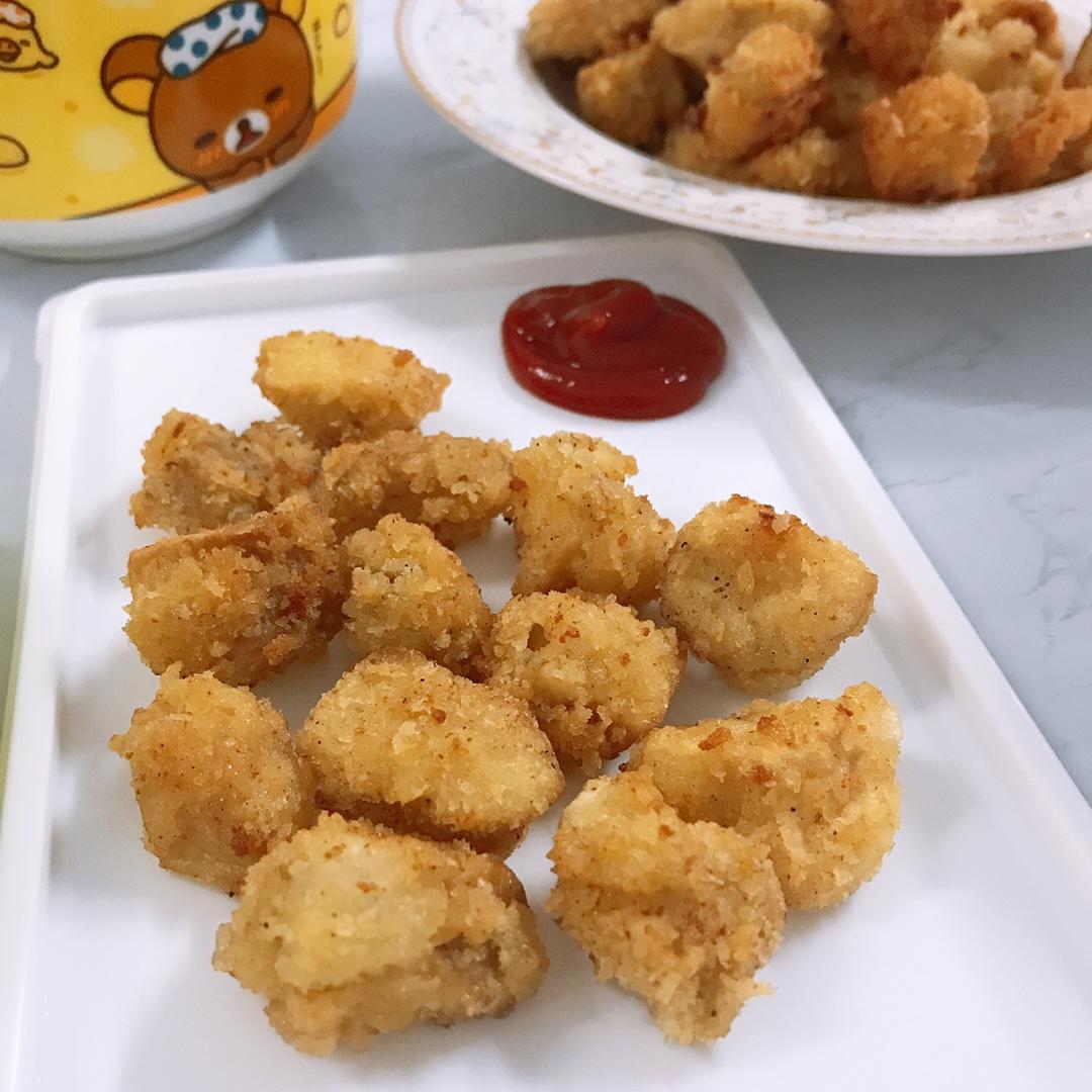 杏鲍菇版素鸡米花