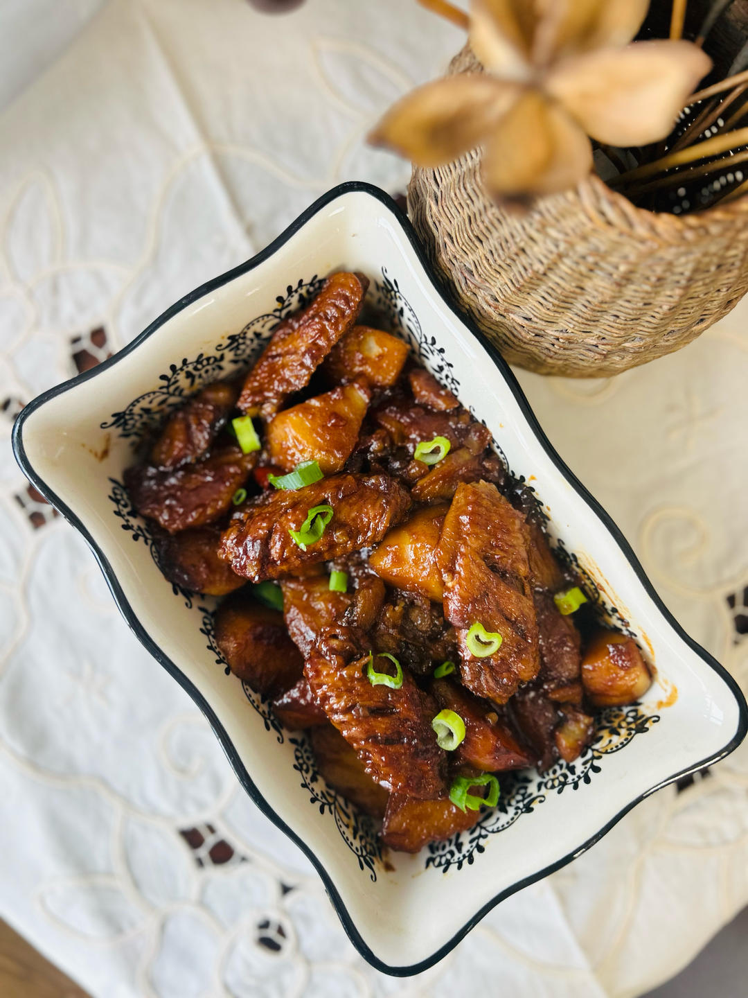 鸡翅根炖土豆
