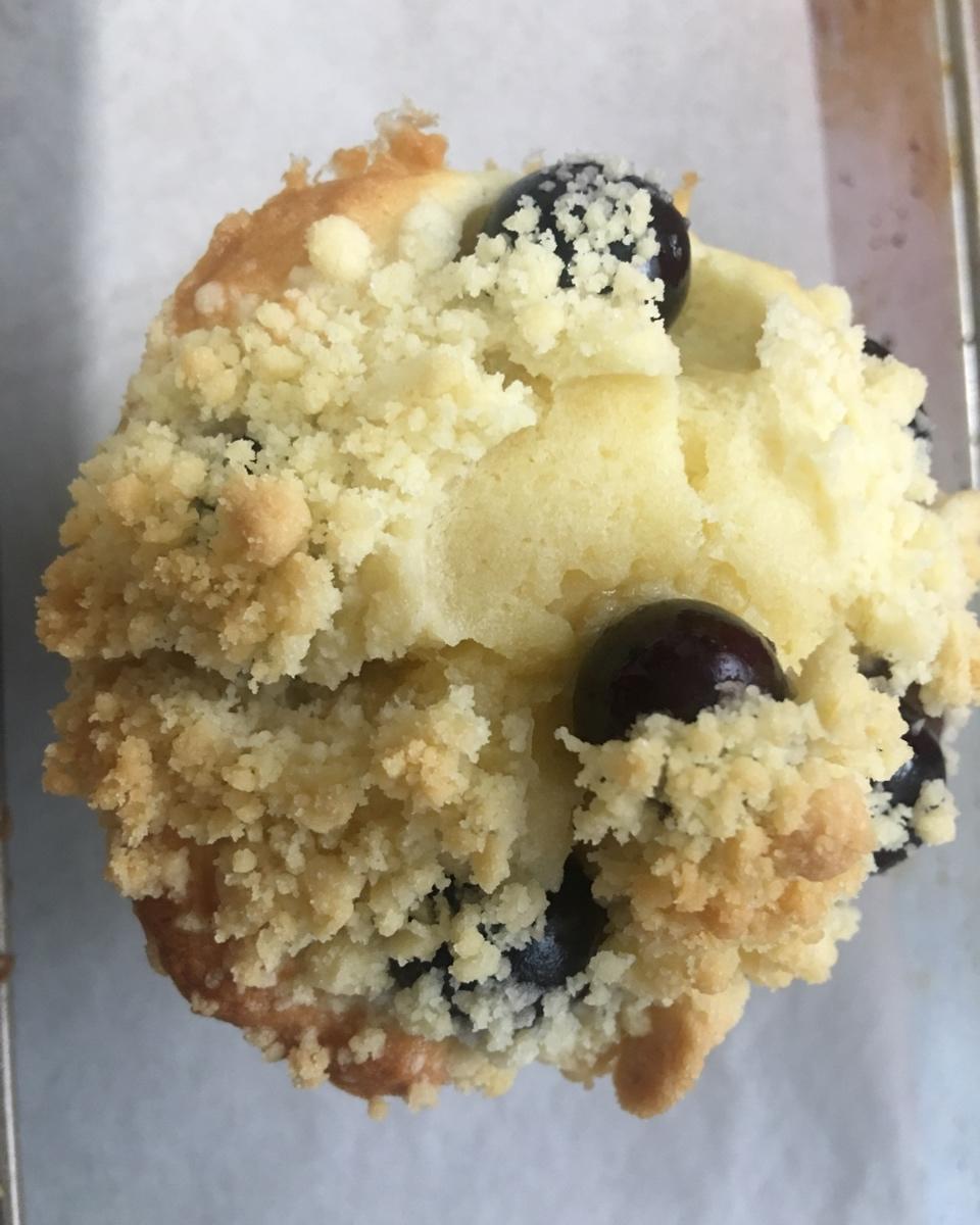 蘑菇头蓝莓麦芬