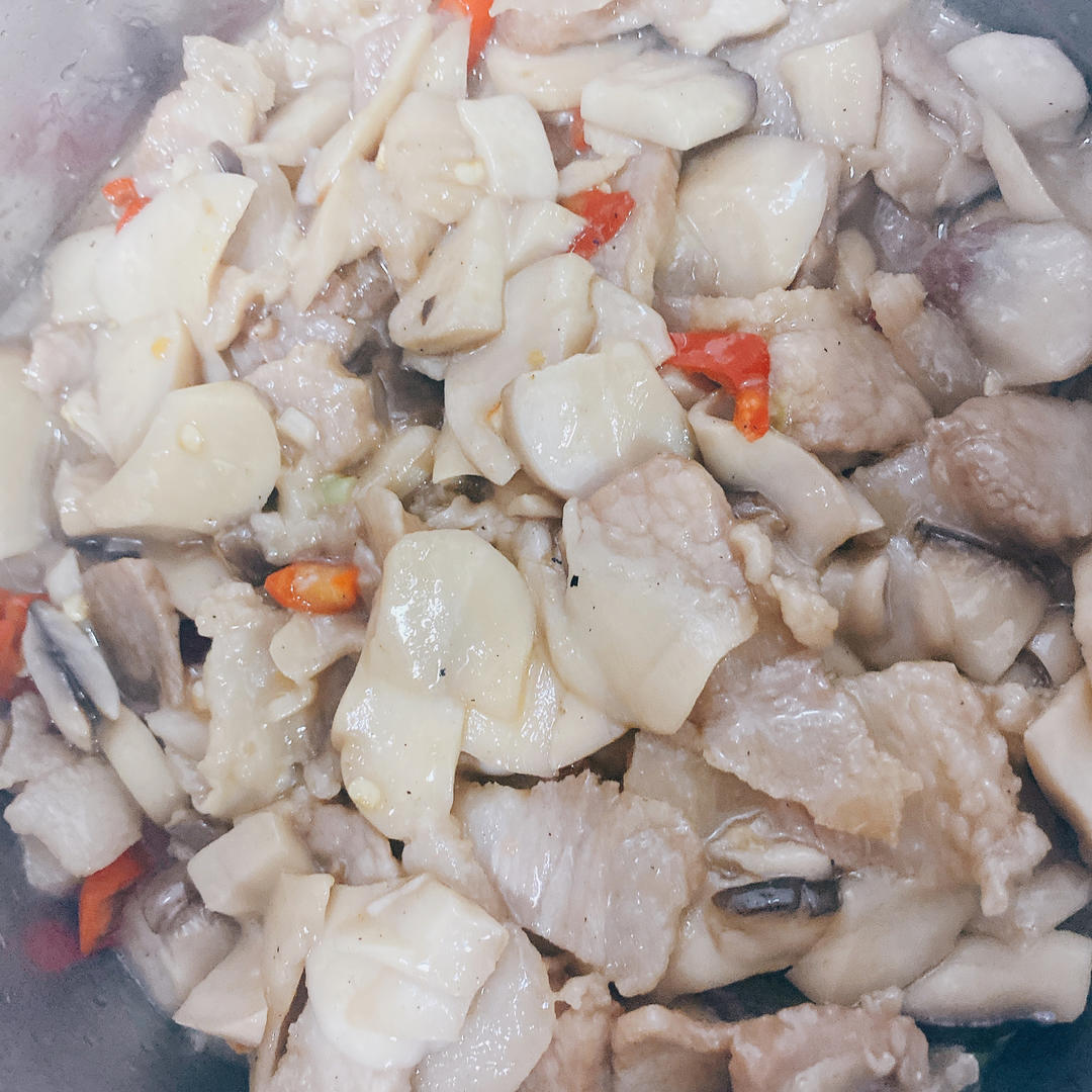 杏鲍菇炒肉片