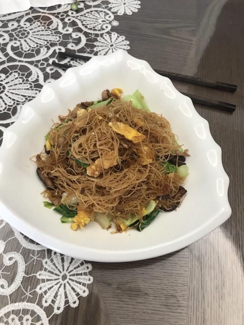 温州雁荡山炒粉干 妈妈教我用超简单的方法来炒