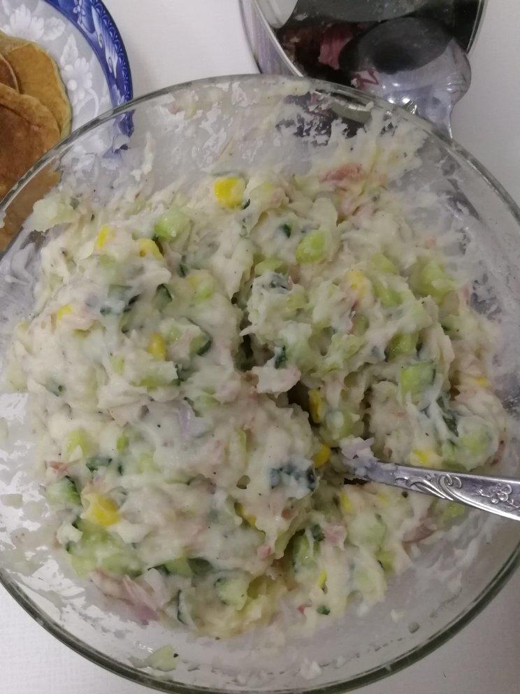 用料很足の土豆泥沙拉
