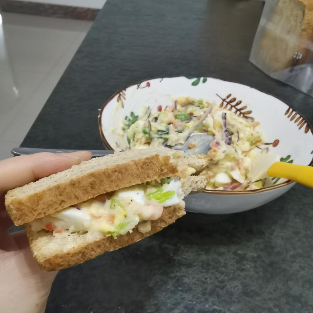 🔥爆好吃的鸡蛋土豆泥沙拉