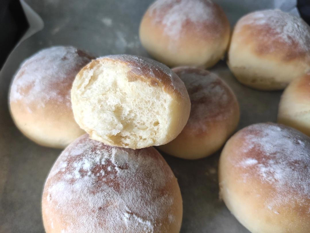 不用揉面的蠢萌软面包