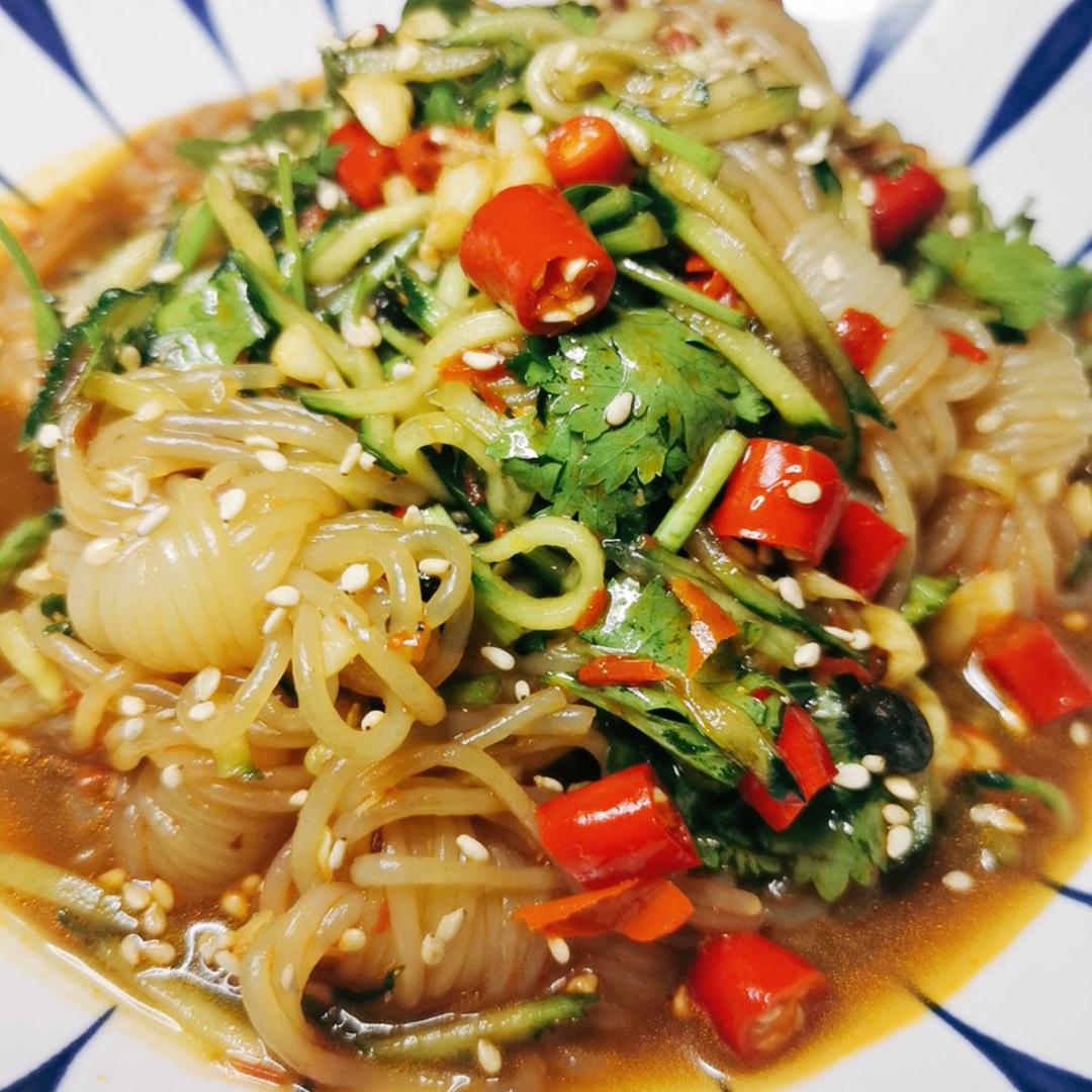 夏日必备快手菜😍酸辣爽口的低脂凉拌魔芋丝