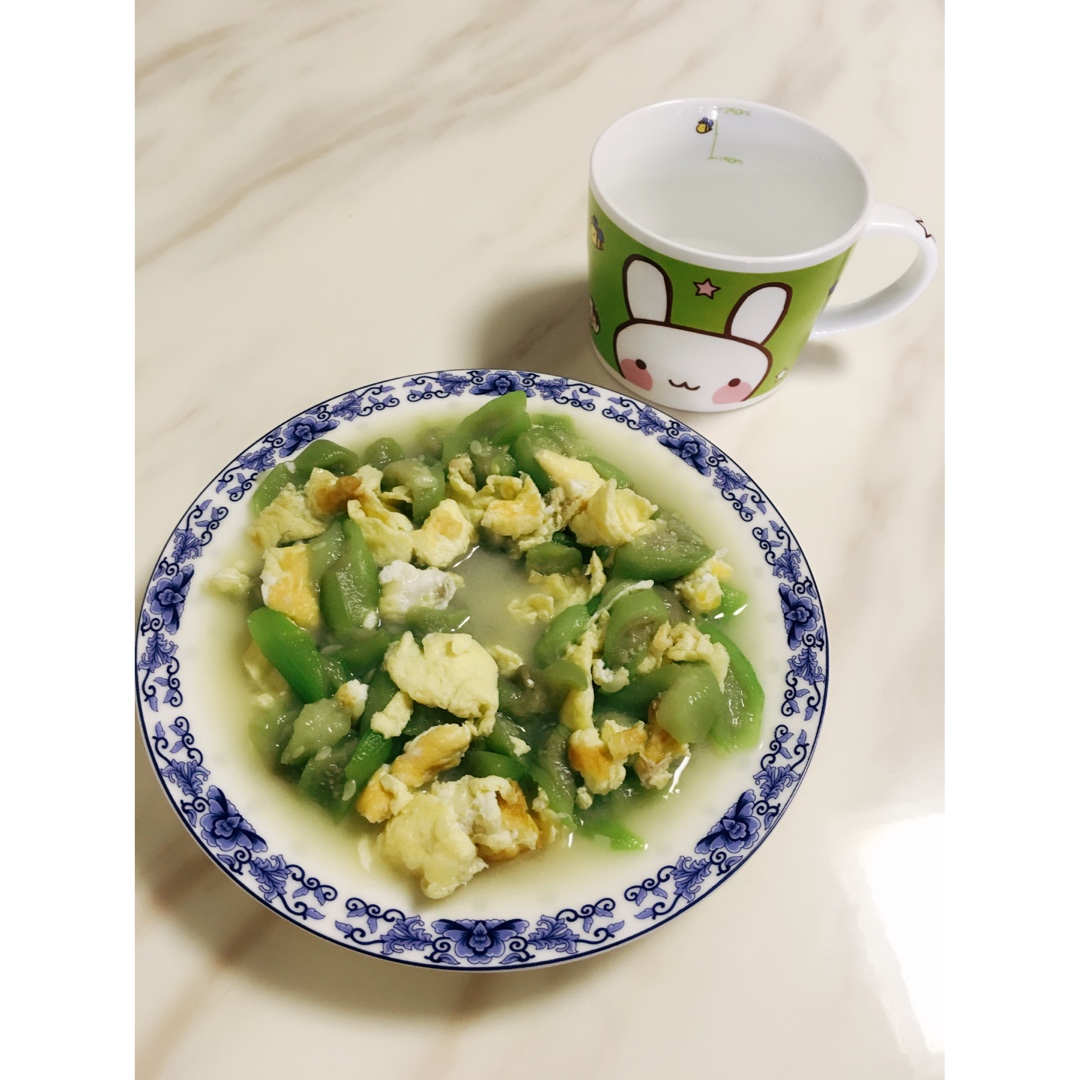 丝瓜炒蛋