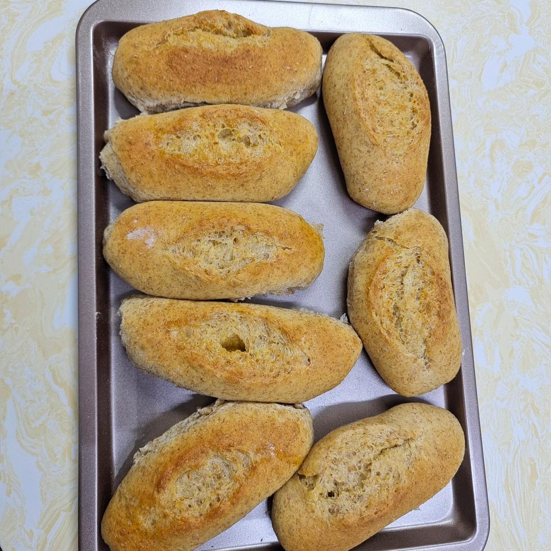 全麦贝果，低糖无油