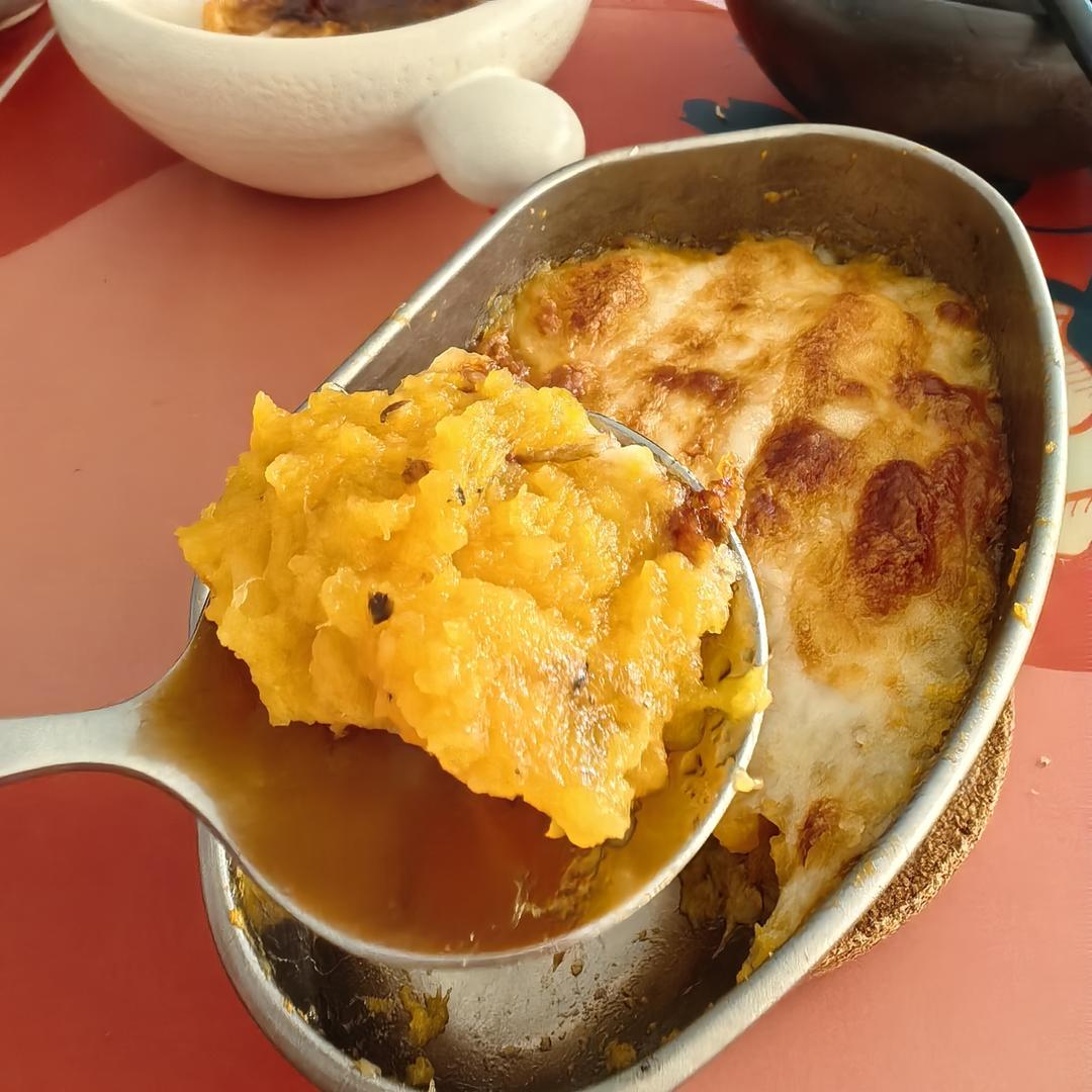 椰香芝士红薯船