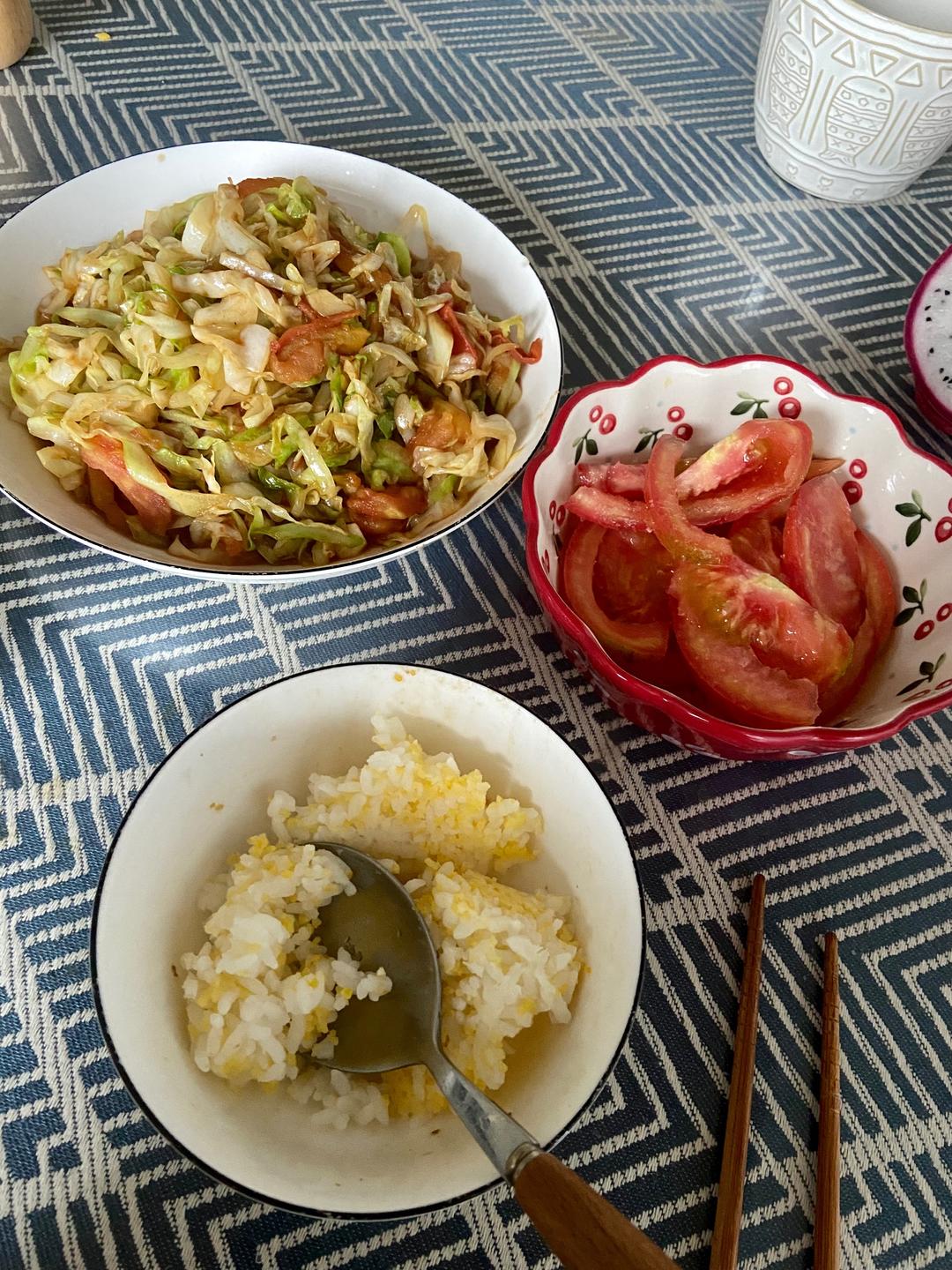 大头菜炒西红柿