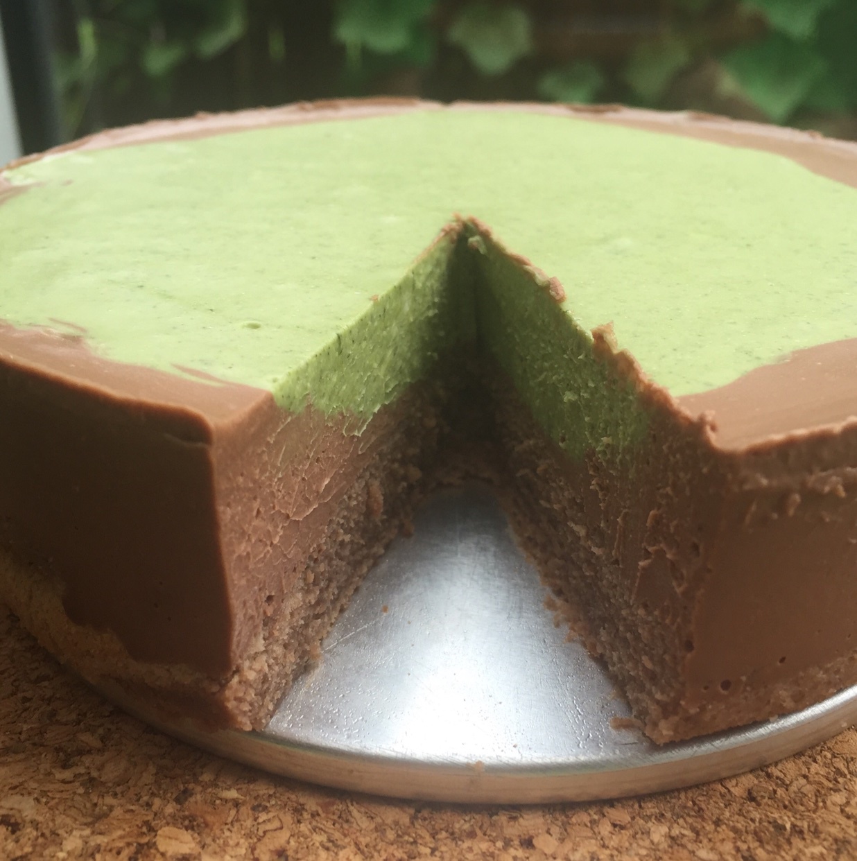 巧克力抹茶慕斯蛋糕