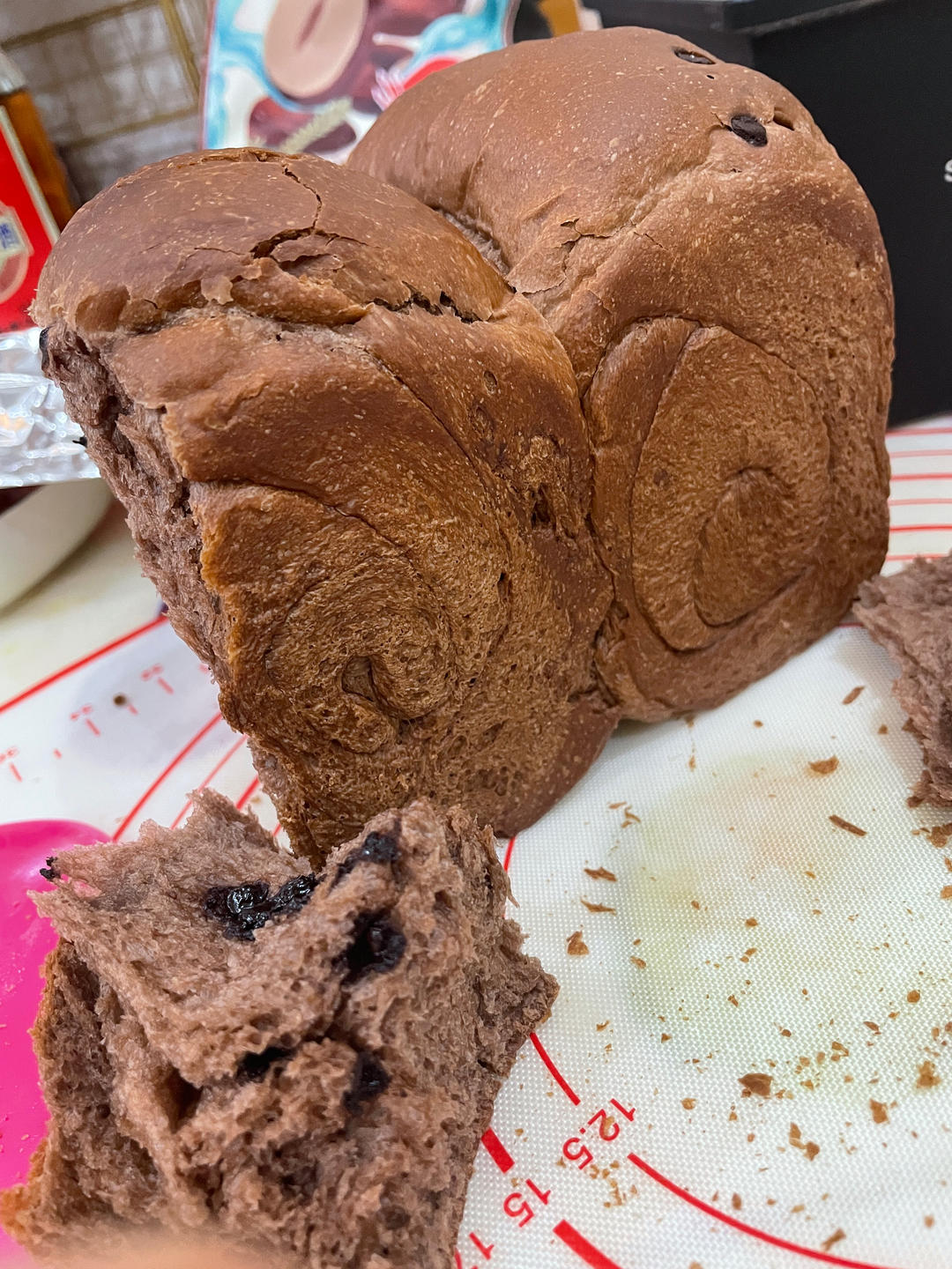 奶油巧克力吐司