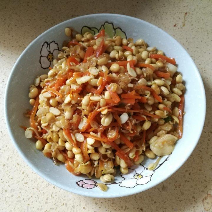 胡萝卜炒豆嘴