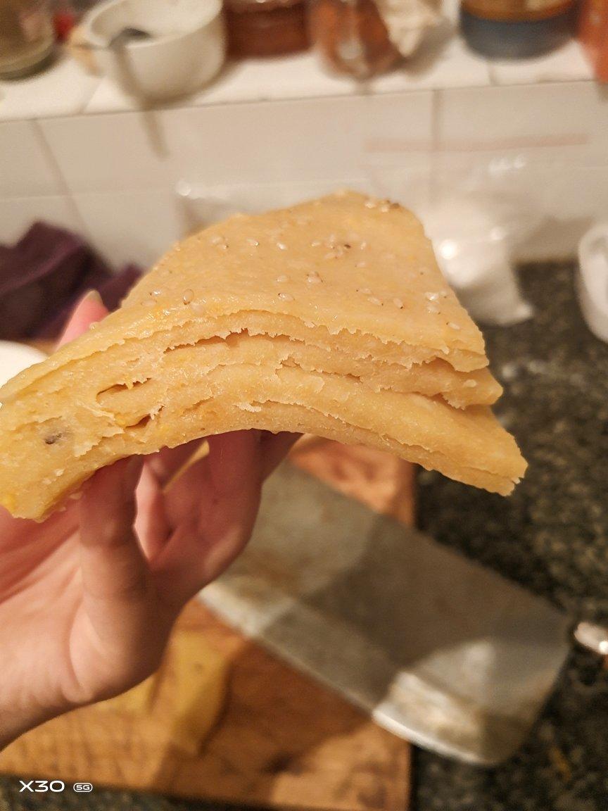 不用烤箱的番薯千层饼