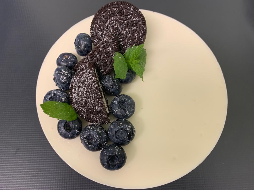 蓝莓慕斯（渐变+新手+简单+6寸）