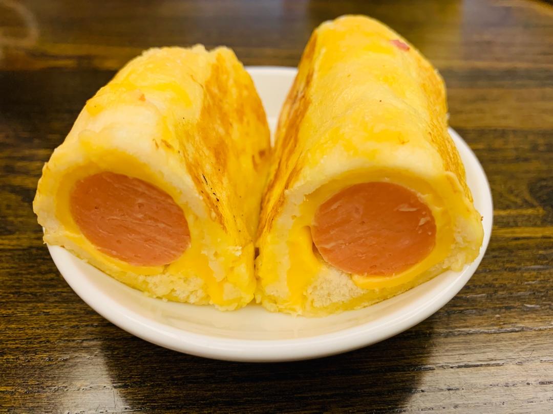 芝士火腿吐司卷