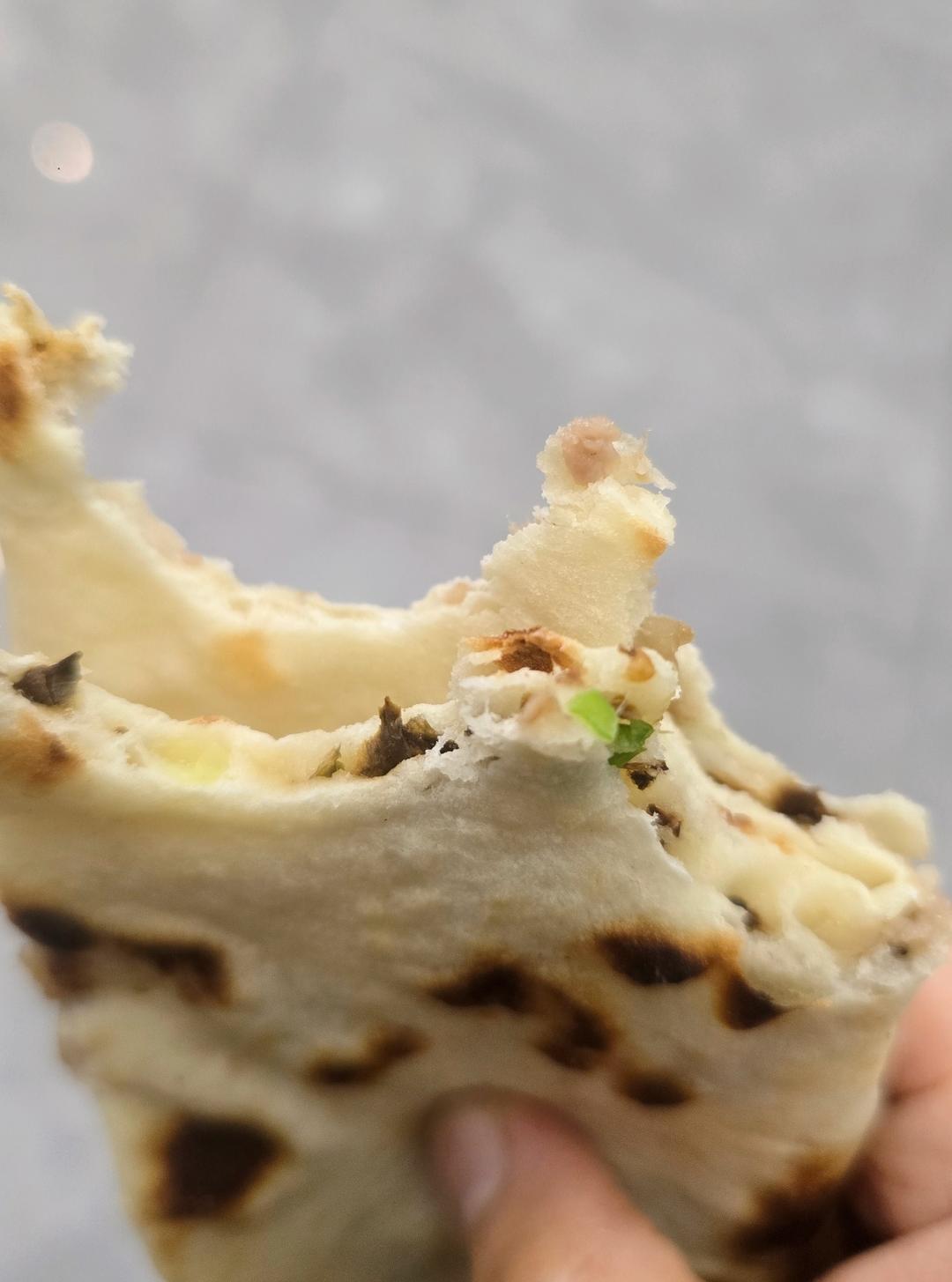 简单快手梅干菜烧饼