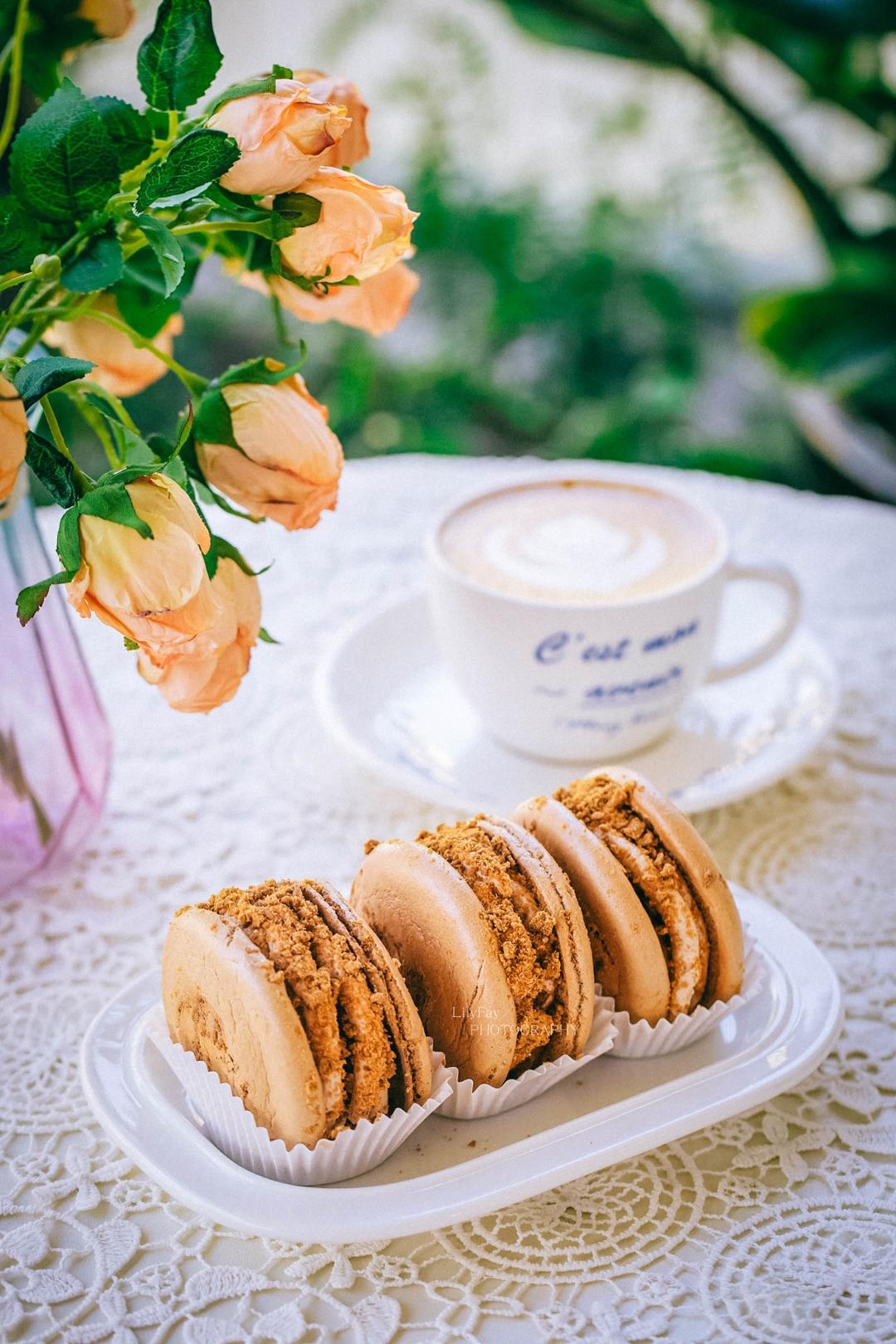 可可咖啡焦糖饼干空气蛋糕，秒杀某“丽友” C119