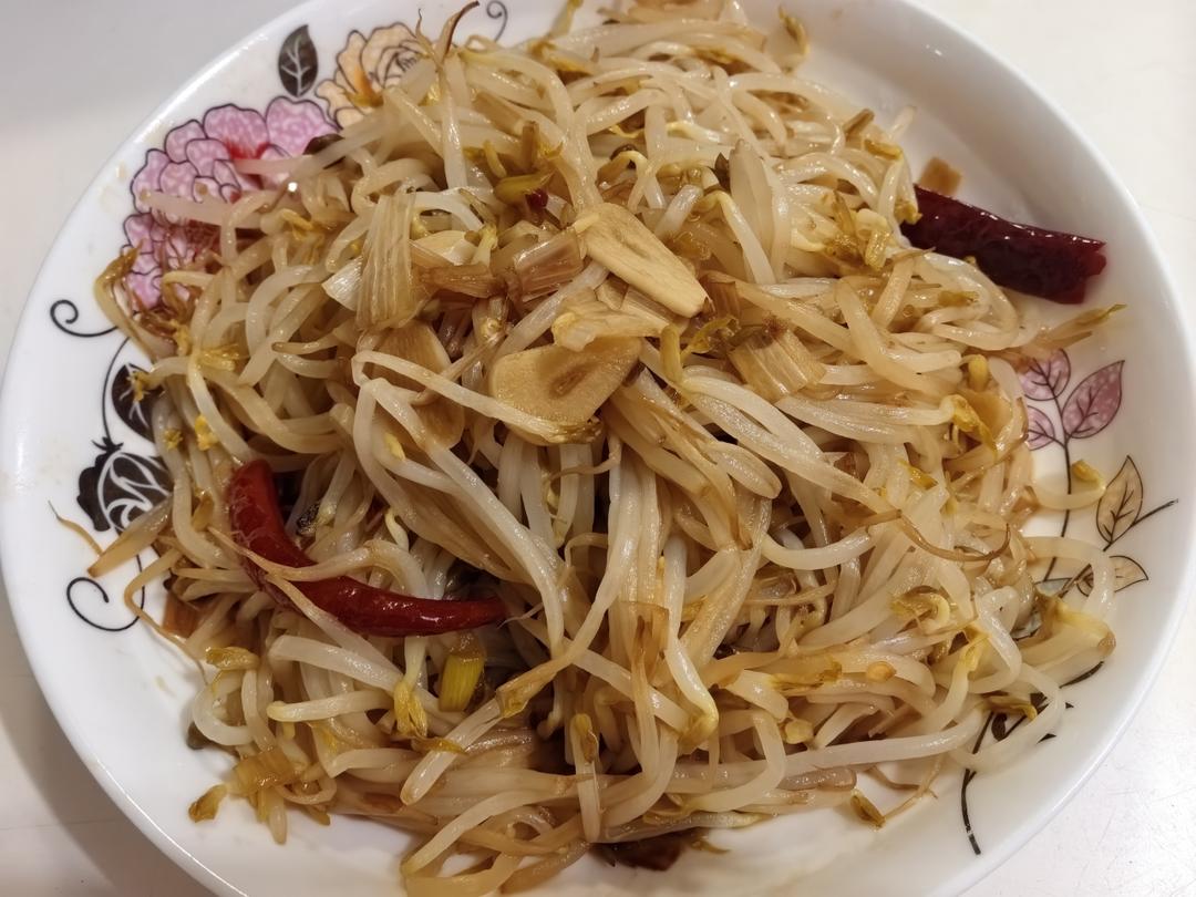 酸辣脆爽的炒豆芽