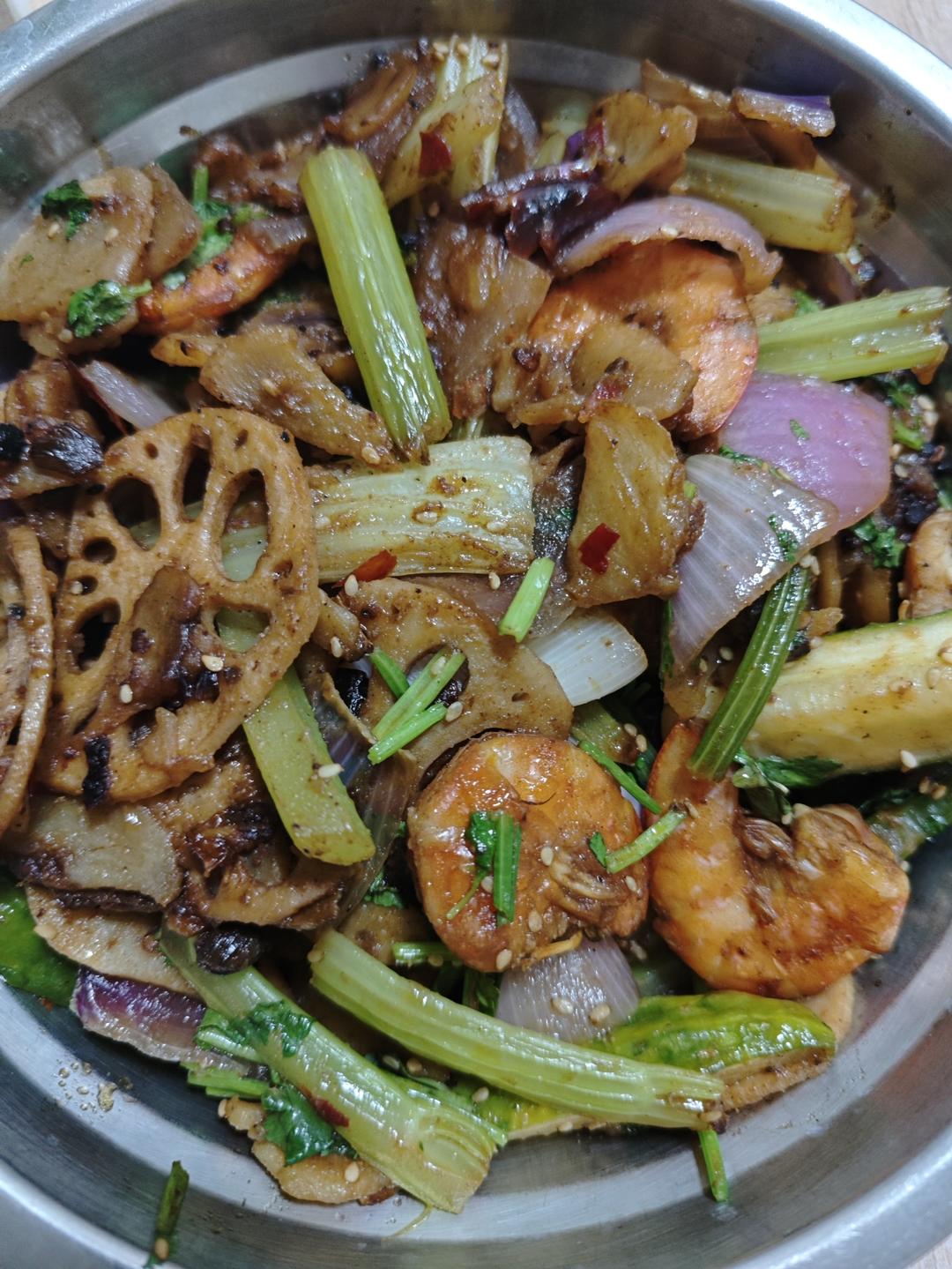 干锅虾