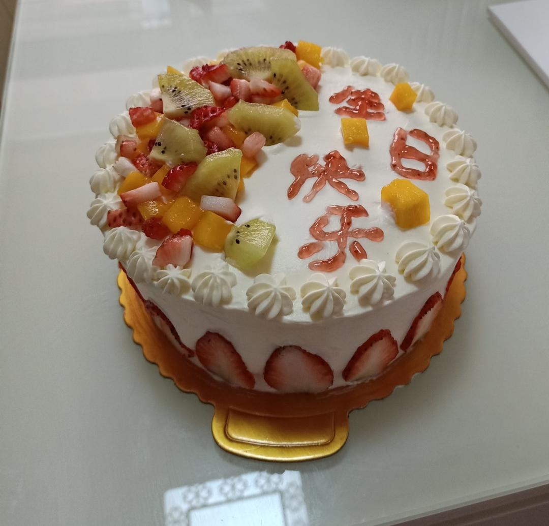 六寸戚风蛋糕