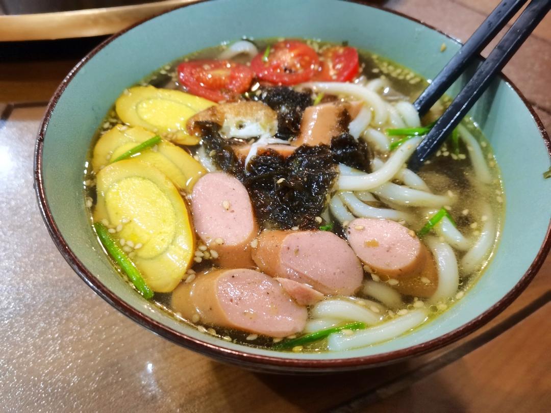 日式乌冬面汤面