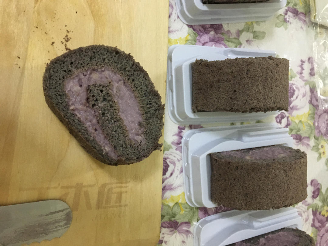 芋泥控不容错过的芋泥蛋糕卷