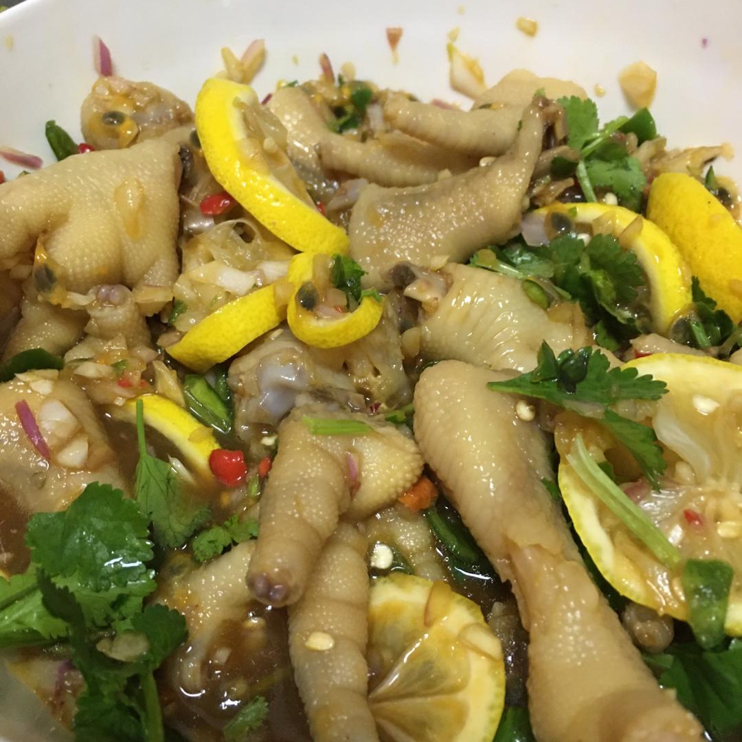 网红柠檬鸡爪（夏日必备）