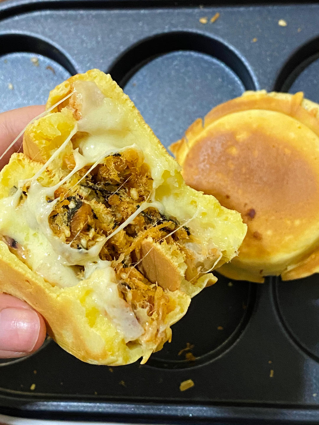 紫薯紫米车轮饼