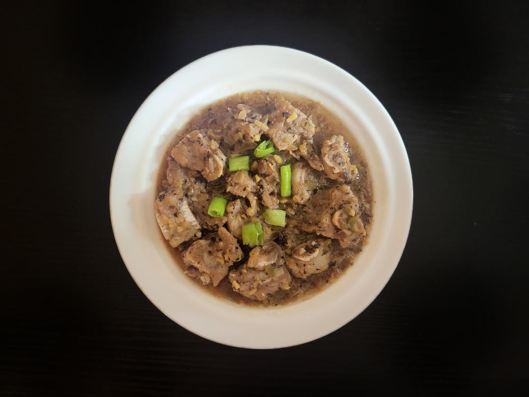家常菜～豉汁蒸排骨