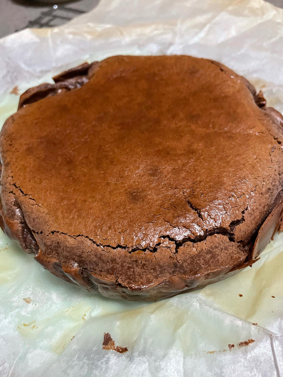 【巧克力可可味】巴斯克式芝士蛋糕｜Basque Cheesecake