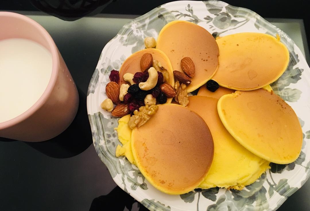 超级简单pancake【无黄油健康版】