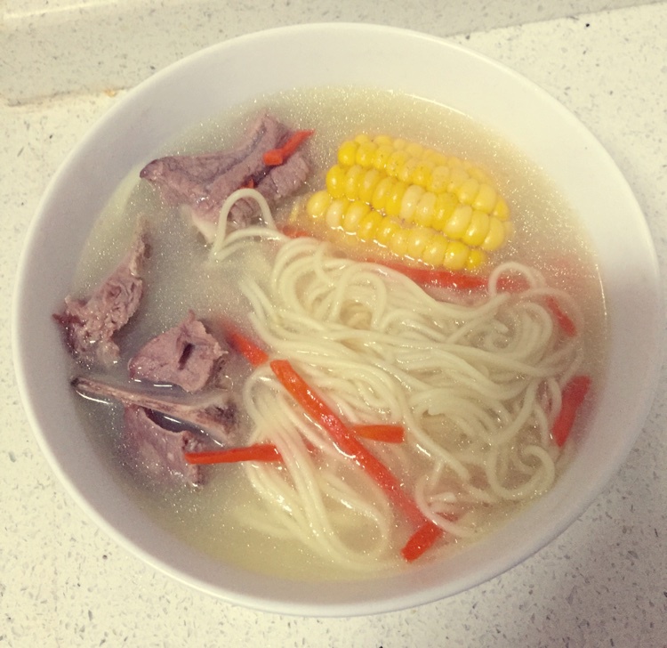 海蓝喜做的排骨玉米面