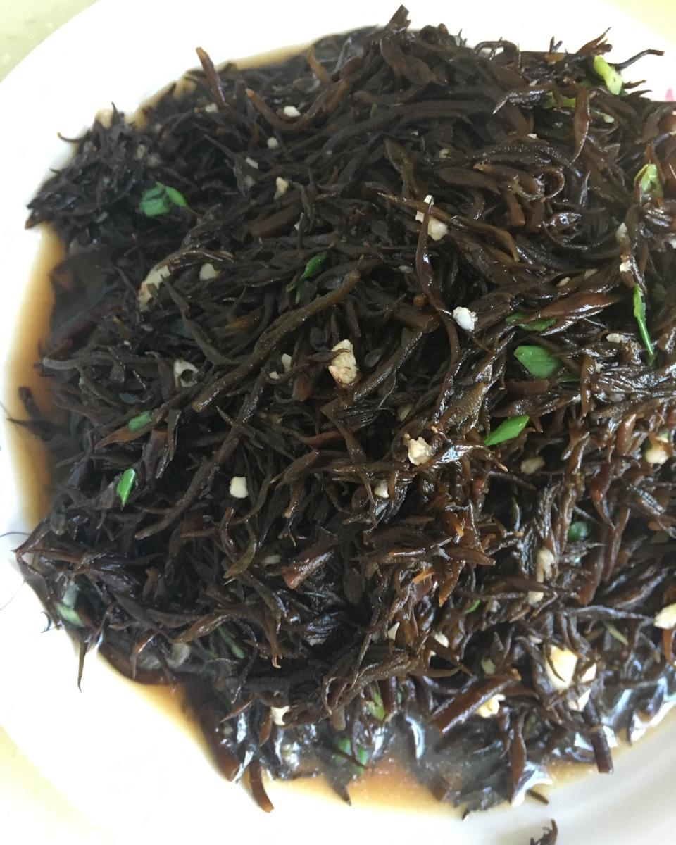 如瑞做的凉拌羊栖菜