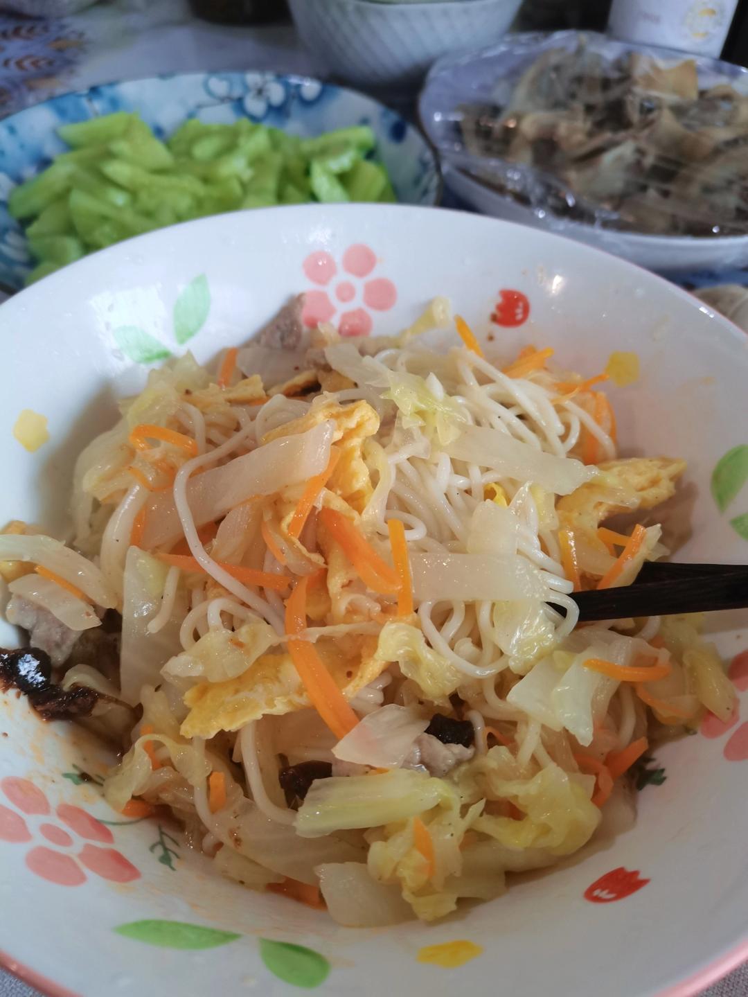 白菜烂糊肉丝