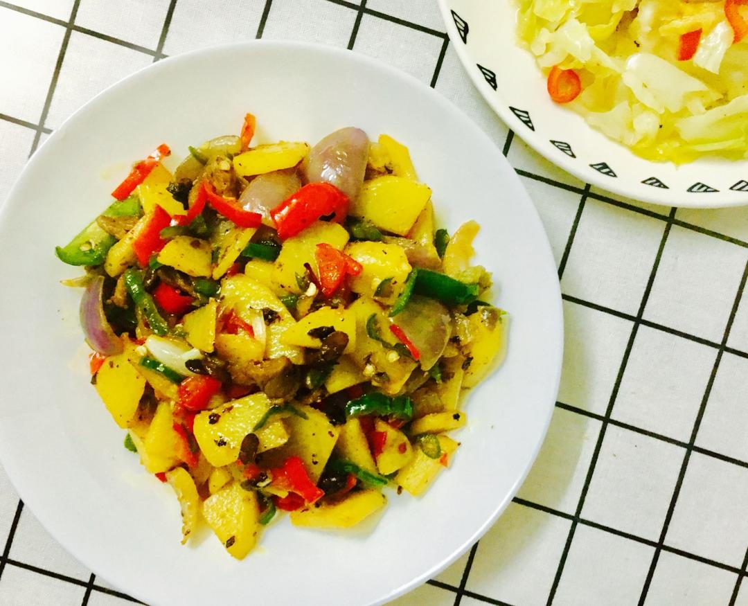 孜然洋葱土豆片