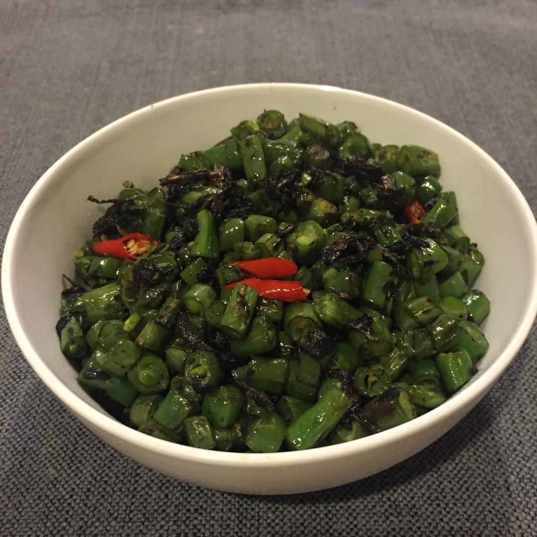 干煸橄榄菜豇豆