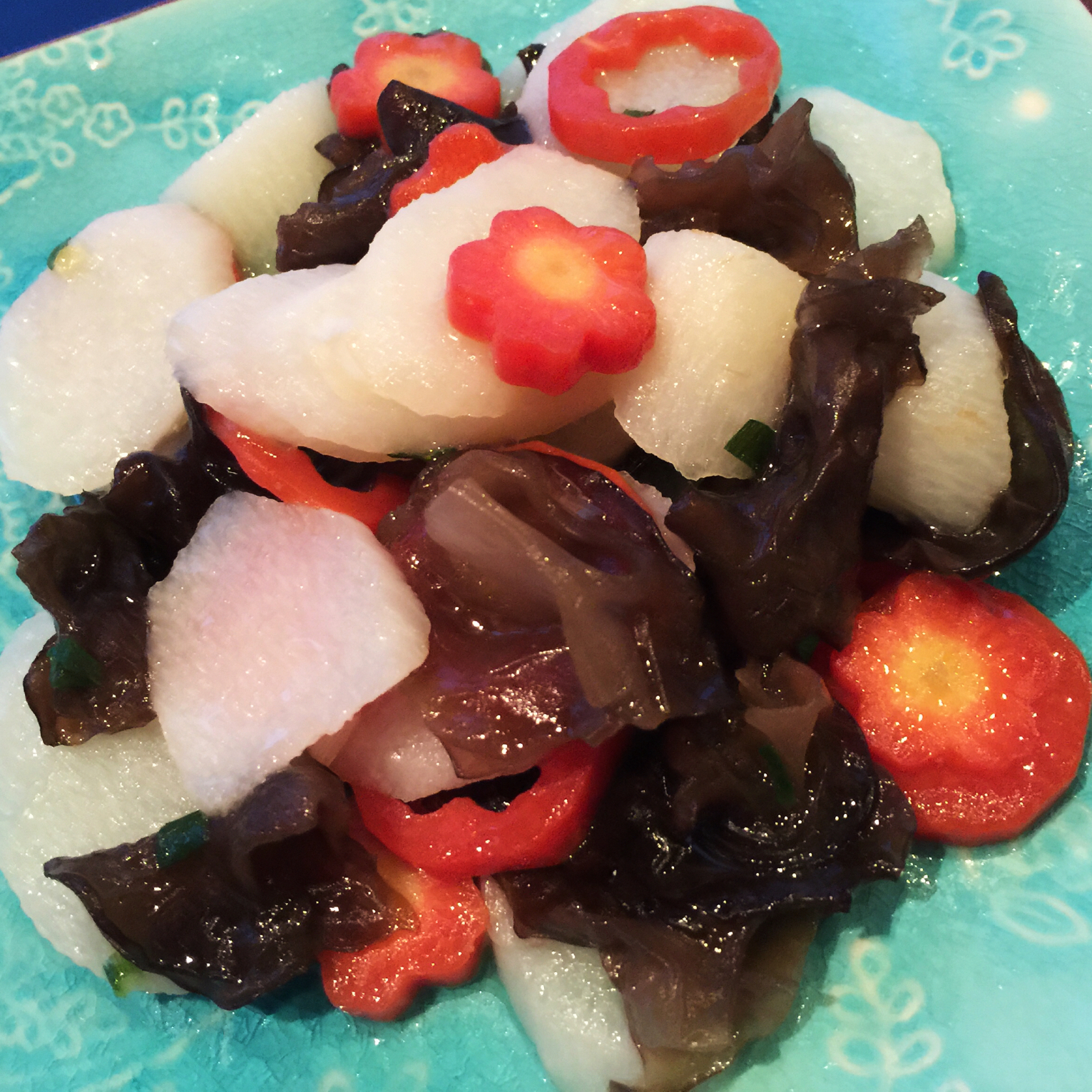 淮山（山药）炒木耳