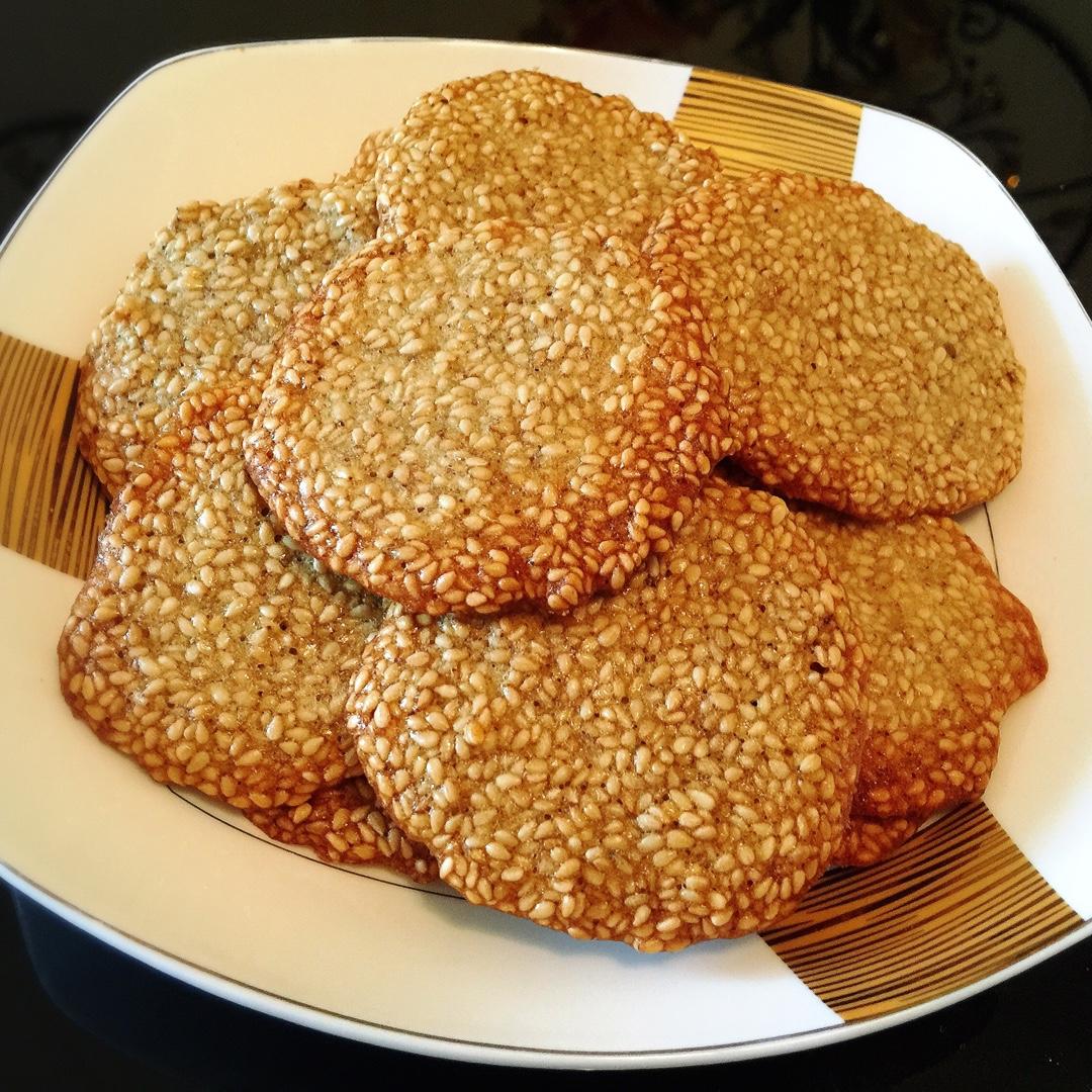 午后茶点——芝麻薄饼