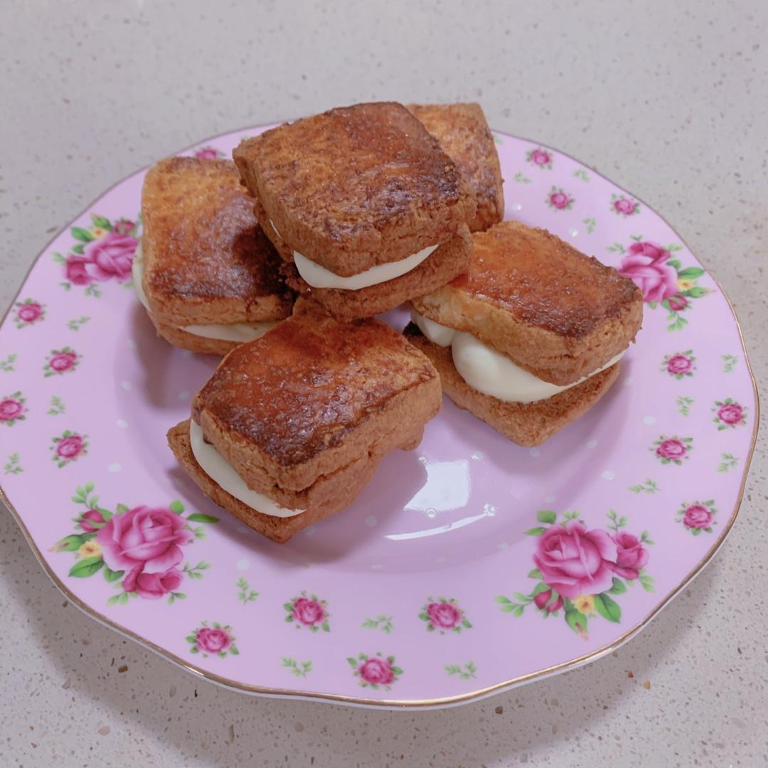 酥软馥郁的乳酪椰子三明治酥饼/烘焙视频饼干篇8