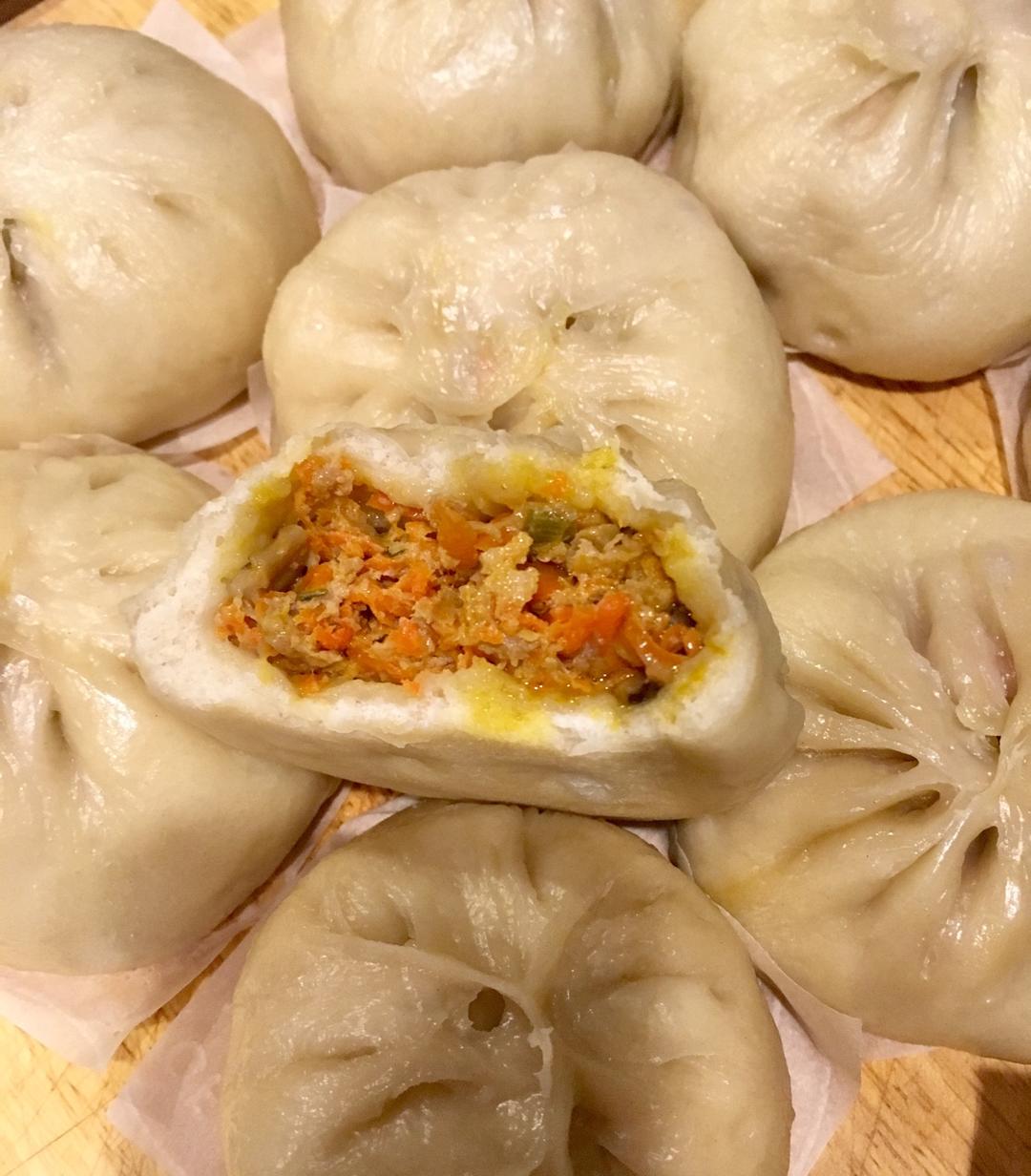 节省一半时间的大包子（另付翠绿菜包子，肉包子，腹黑包子食谱）