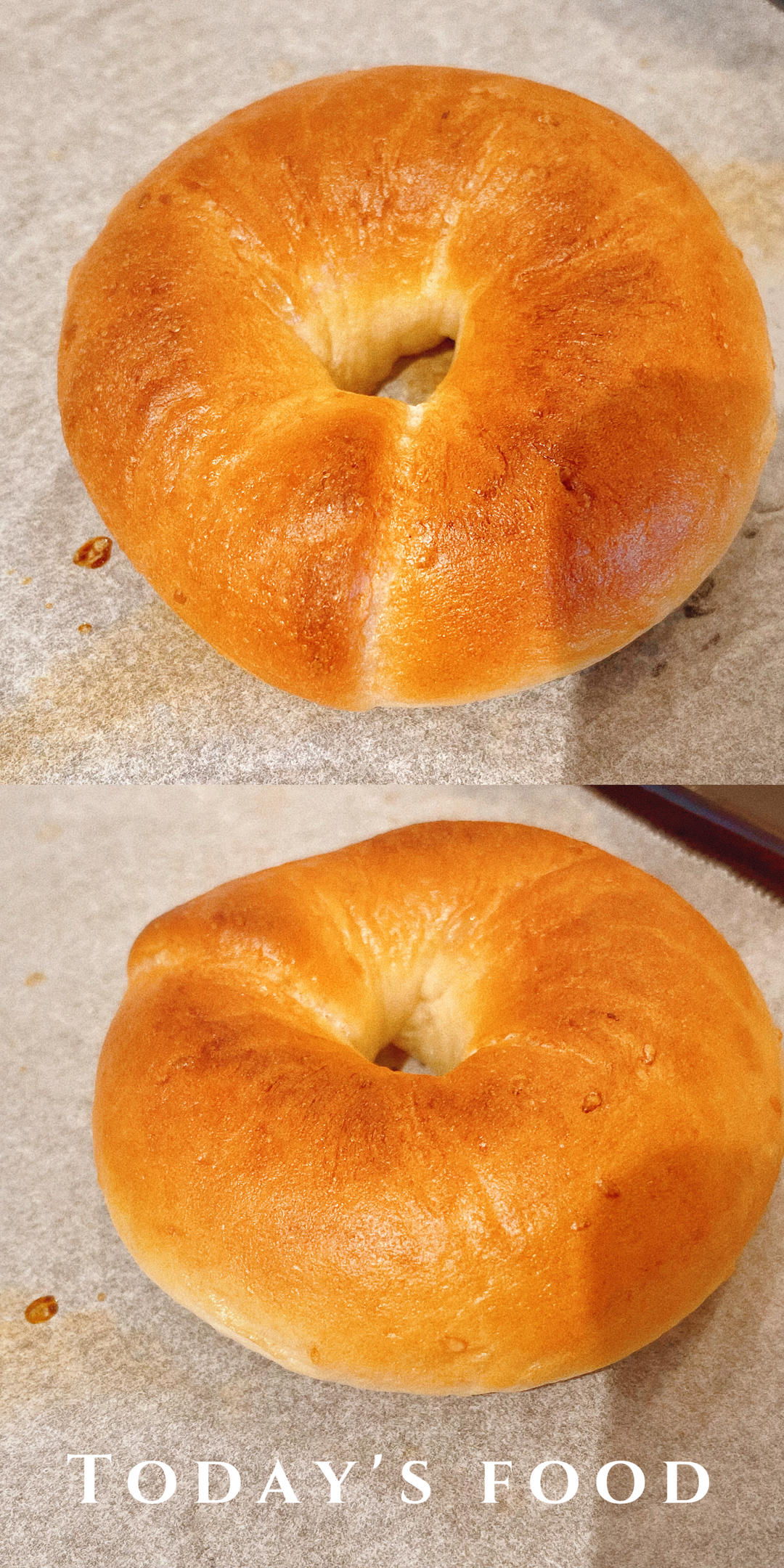 原味贝果🥯/黑芝麻贝果🥯