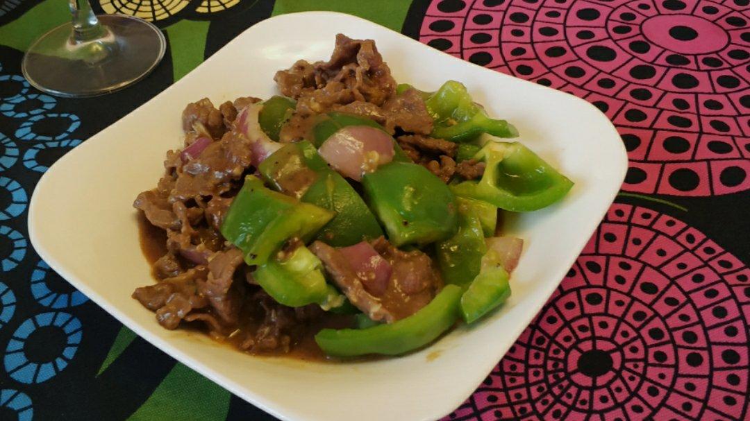 青椒炒牛肉