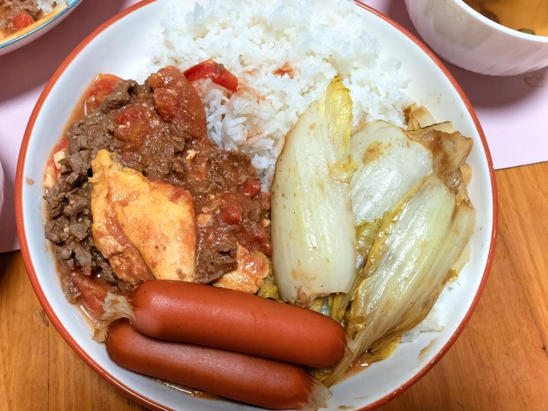 酸甜浓郁～超开胃🔥番茄滑蛋牛肉饭