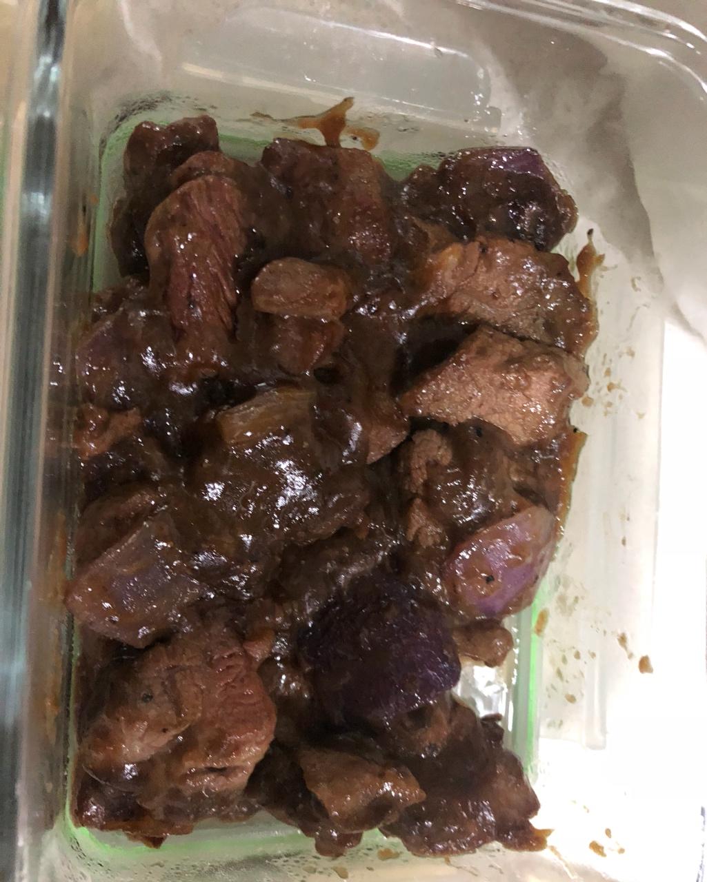 黑椒牛肉粒