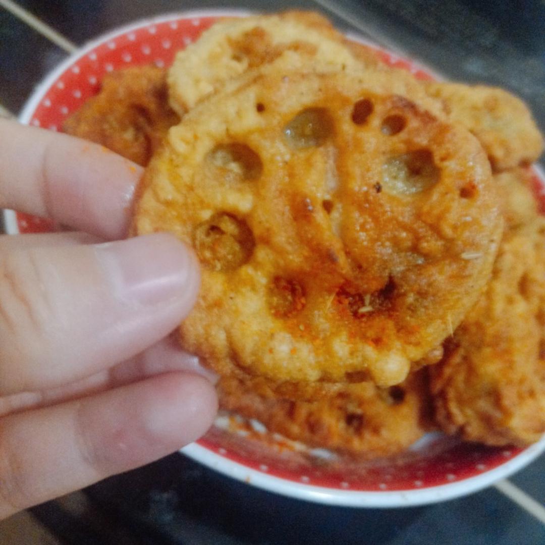 好吃到舔手指的椒盐藕片