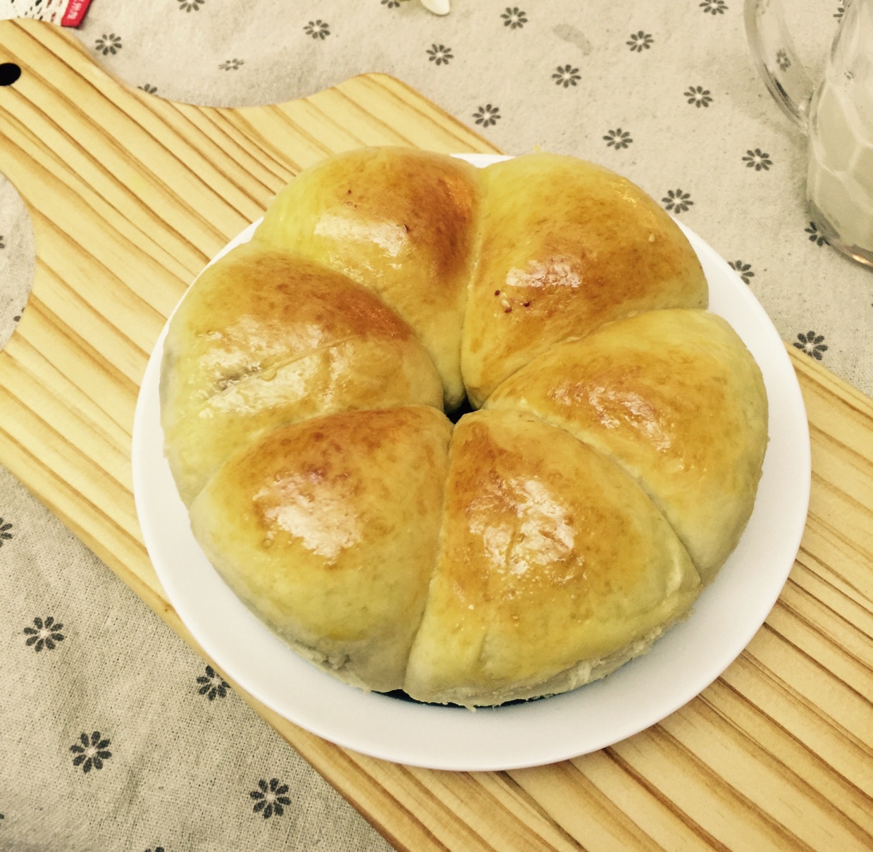 葱香肉松排包