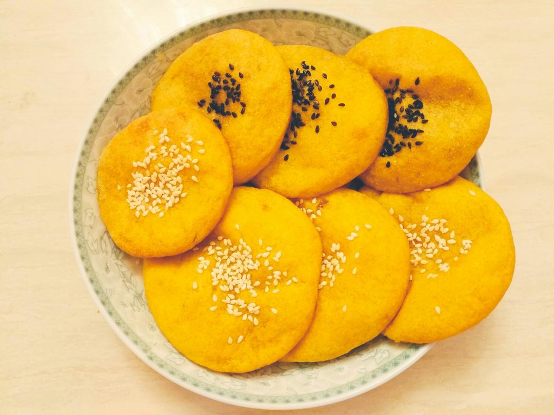芝麻南瓜饼