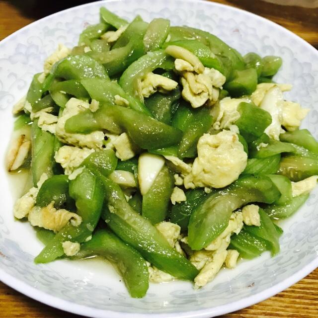 丝瓜炒蛋